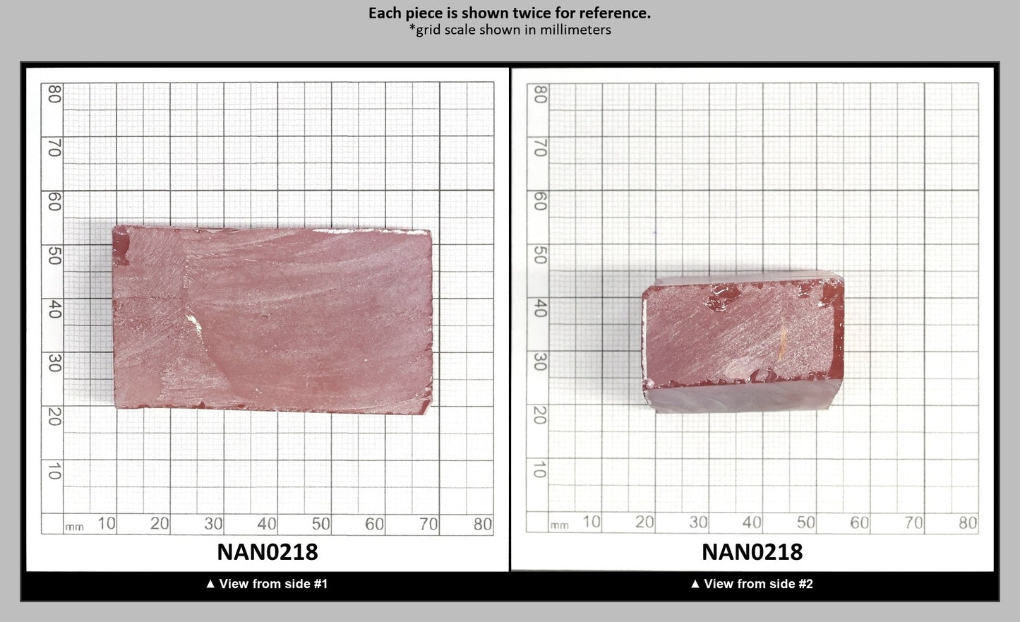 Nanosital Simulated Sweet Dreams Lab Created Faceting Rough for Gem Cutting - #600 - Various Sizes : NAN0218