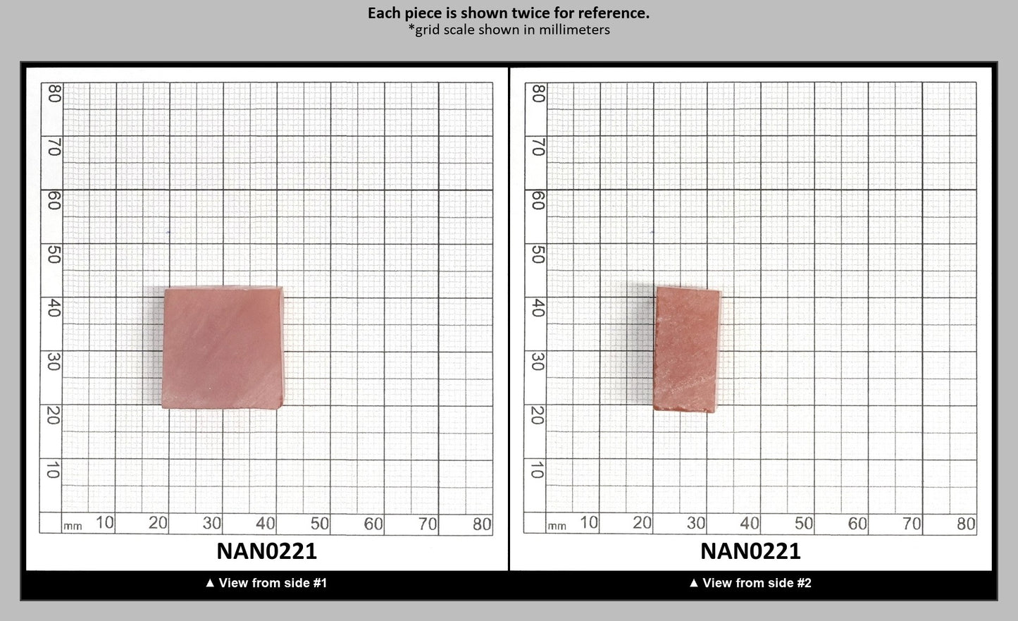 Nanosital Simulated Sweet Dreams Lab Created Faceting Rough for Gem Cutting - #600 - Various Sizes : NAN0221