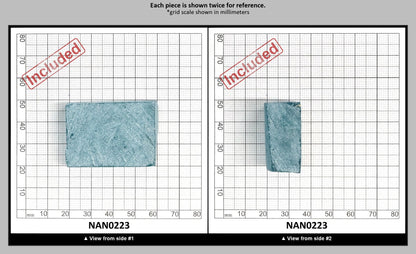 Nanosital Simulated Paraiba Tourmaline (Included)  Lab Created Faceting Rough for Gem Cutting - #Z-108 - Various Sizes : NAN0223