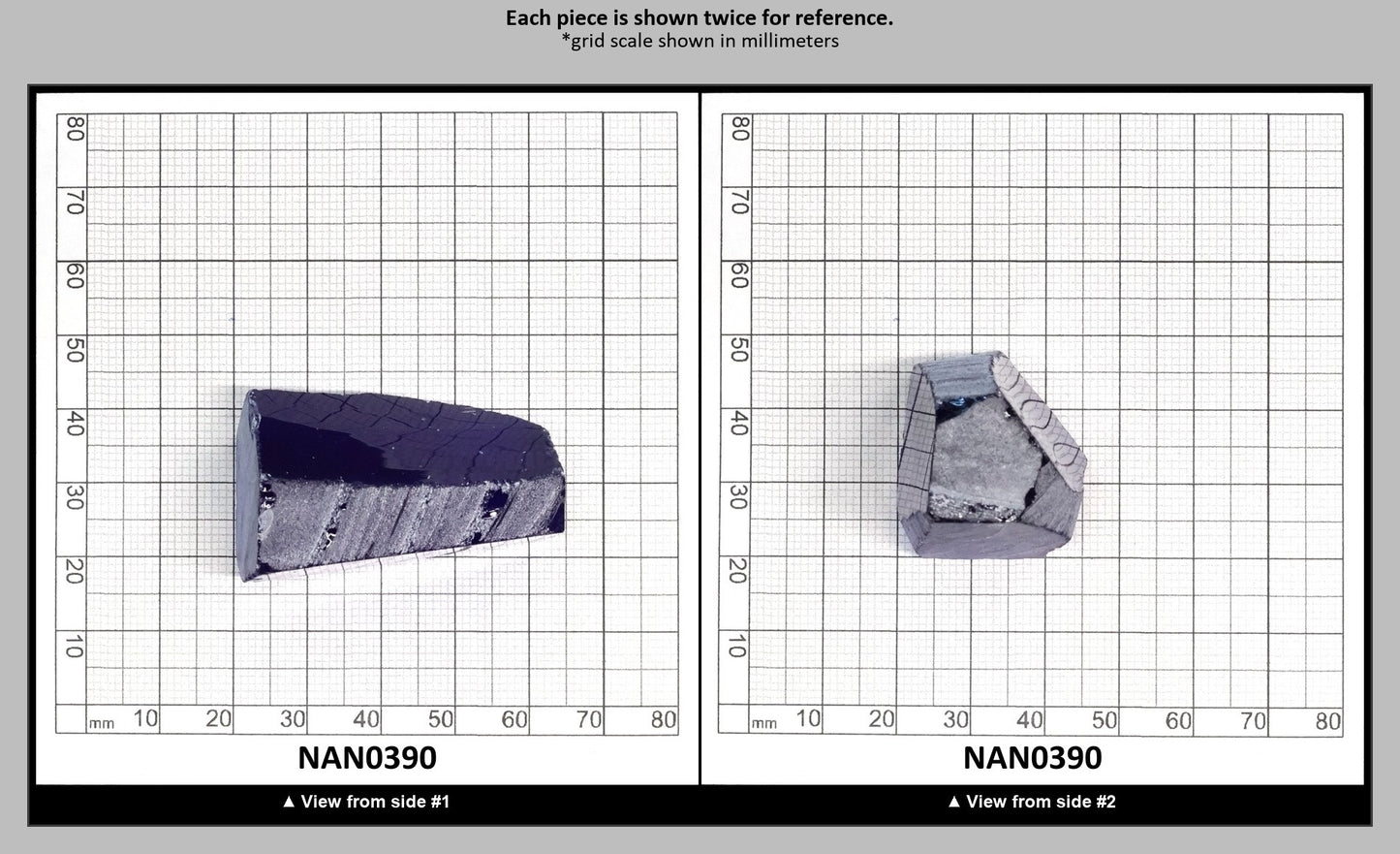 Nanosital Simulated Light Tanzanite Lab Created Faceting Rough for Gem Cutting - #A-146 - Various Sizes : NAN0390