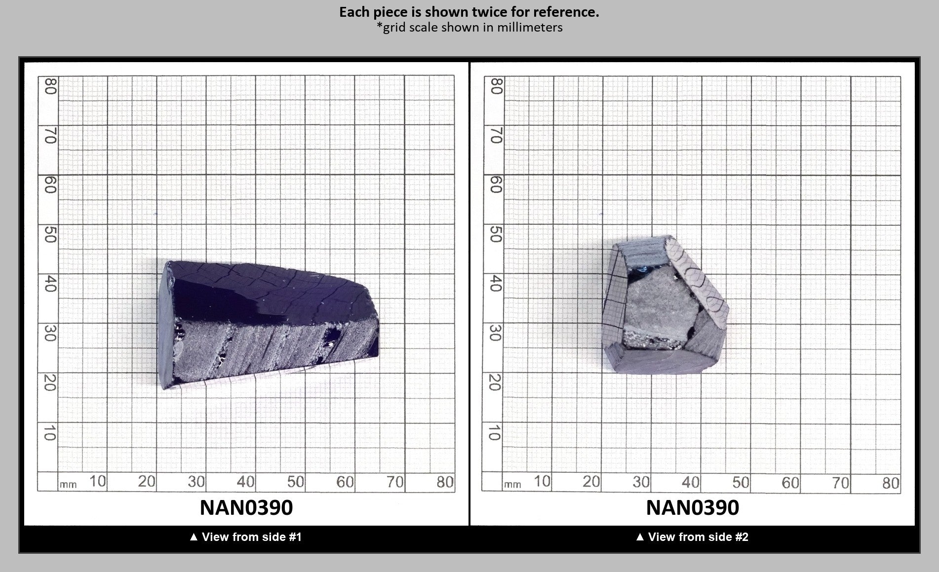 Nanosital Simulated Light Tanzanite Lab Created Faceting Rough for Gem Cutting - #A-146 - Various Sizes : NAN0390