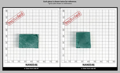 Nanosital Simulated Light Emerald (Slightly Included)  Lab Created Faceting Rough for Gem Cutting - #Z-0/4- Various Sizes : NAN0546