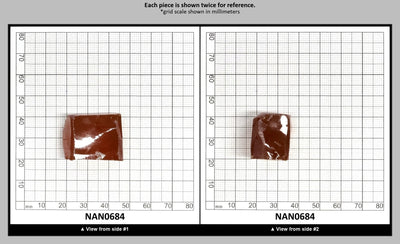 Nanosital Simulated Fire Opal Lab Created Faceting Rough for Gem Cutting - #007/1 - Various Sizes : NAN0684