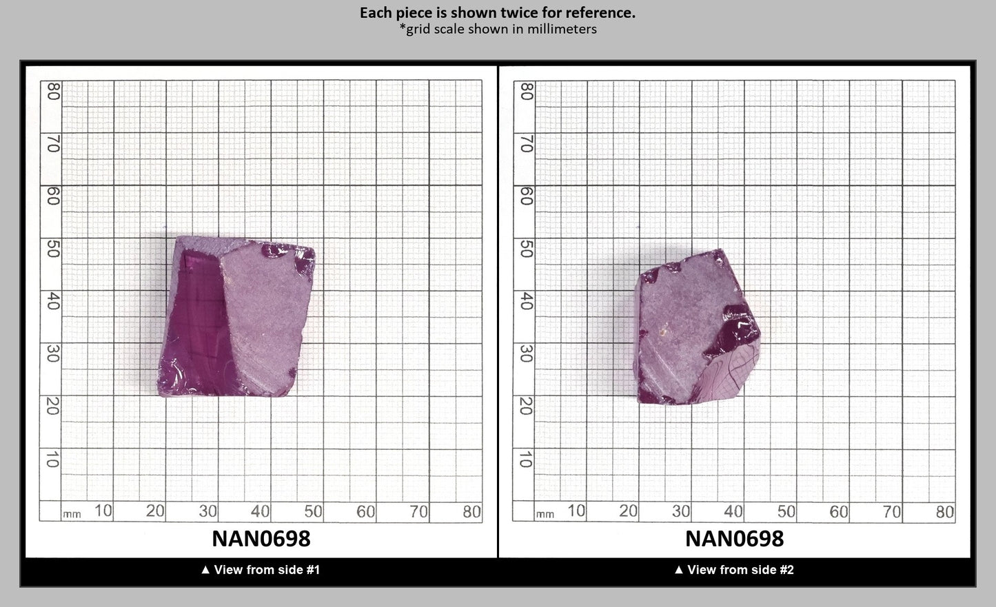 Nanosital Simulated Color Changing Lab Created Faceting Rough for Gem Cutting - #115 - Various Sizes : NAN0698