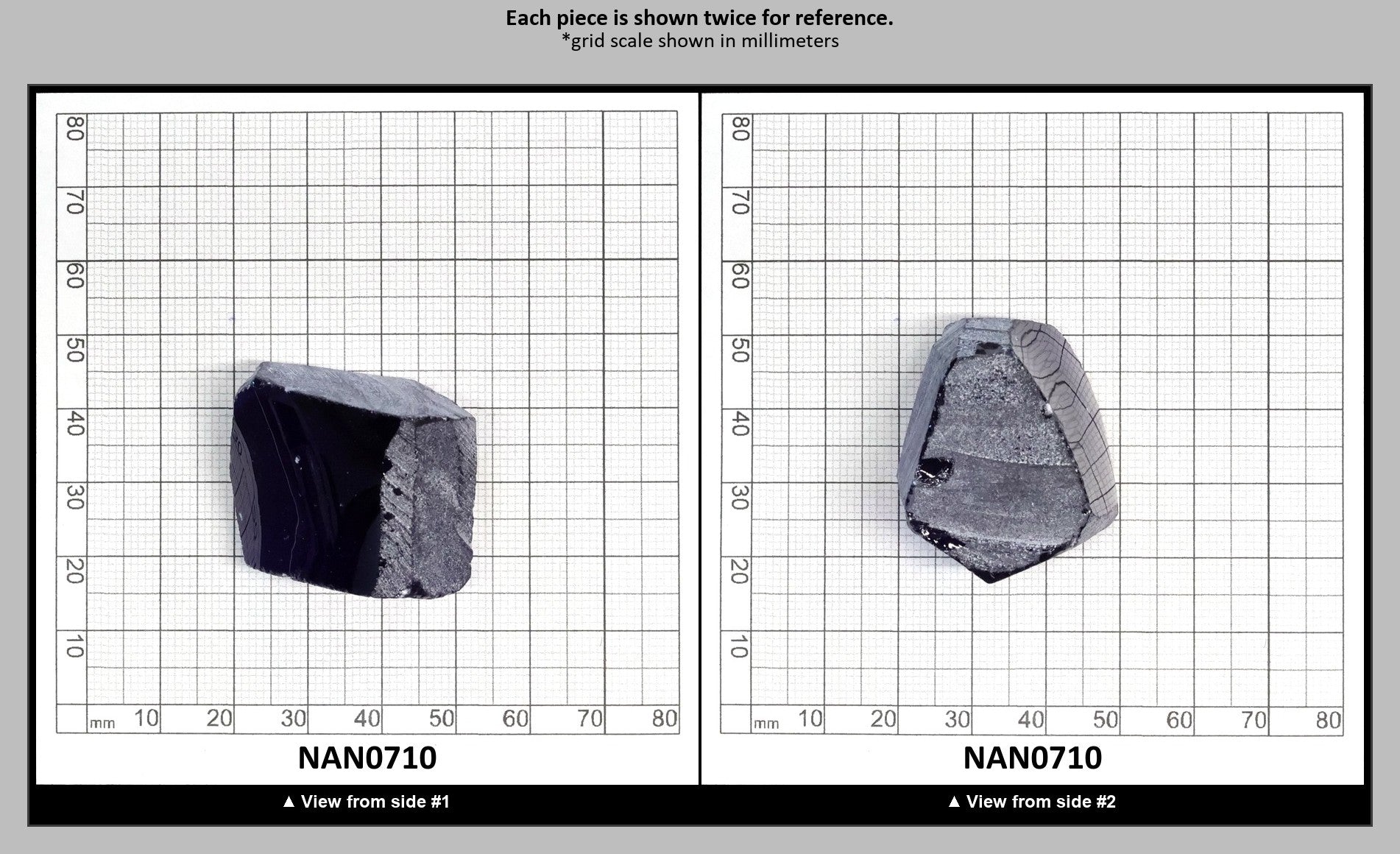 Nanosital Simulated Tanzanite Lab Created Faceting Rough for Gem Cutting - #124 - Various Sizes : NAN0710
