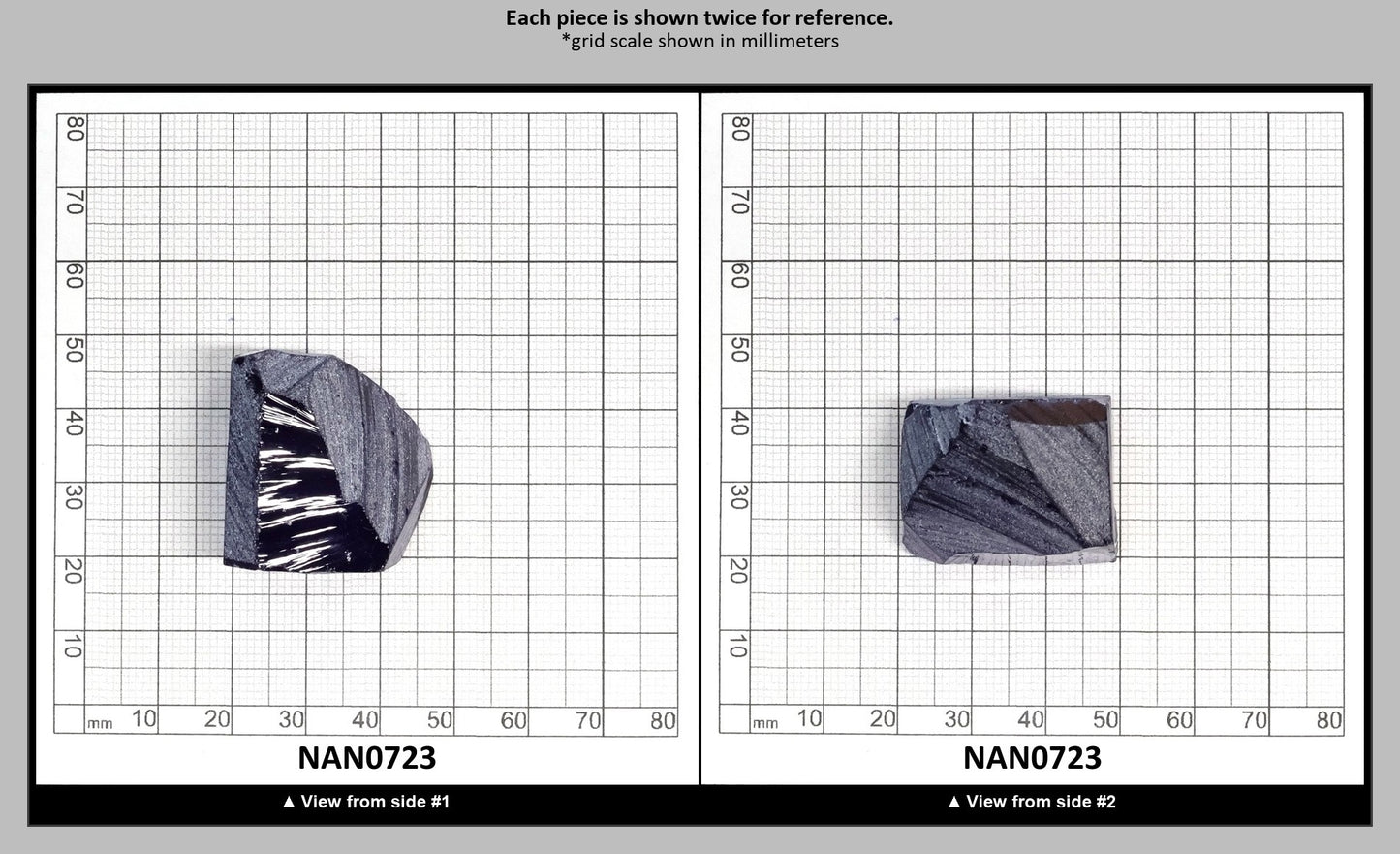 Nanosital Simulated Tanzanite Lab Created Faceting Rough for Gem Cutting - #124 - Various Sizes : NAN0723