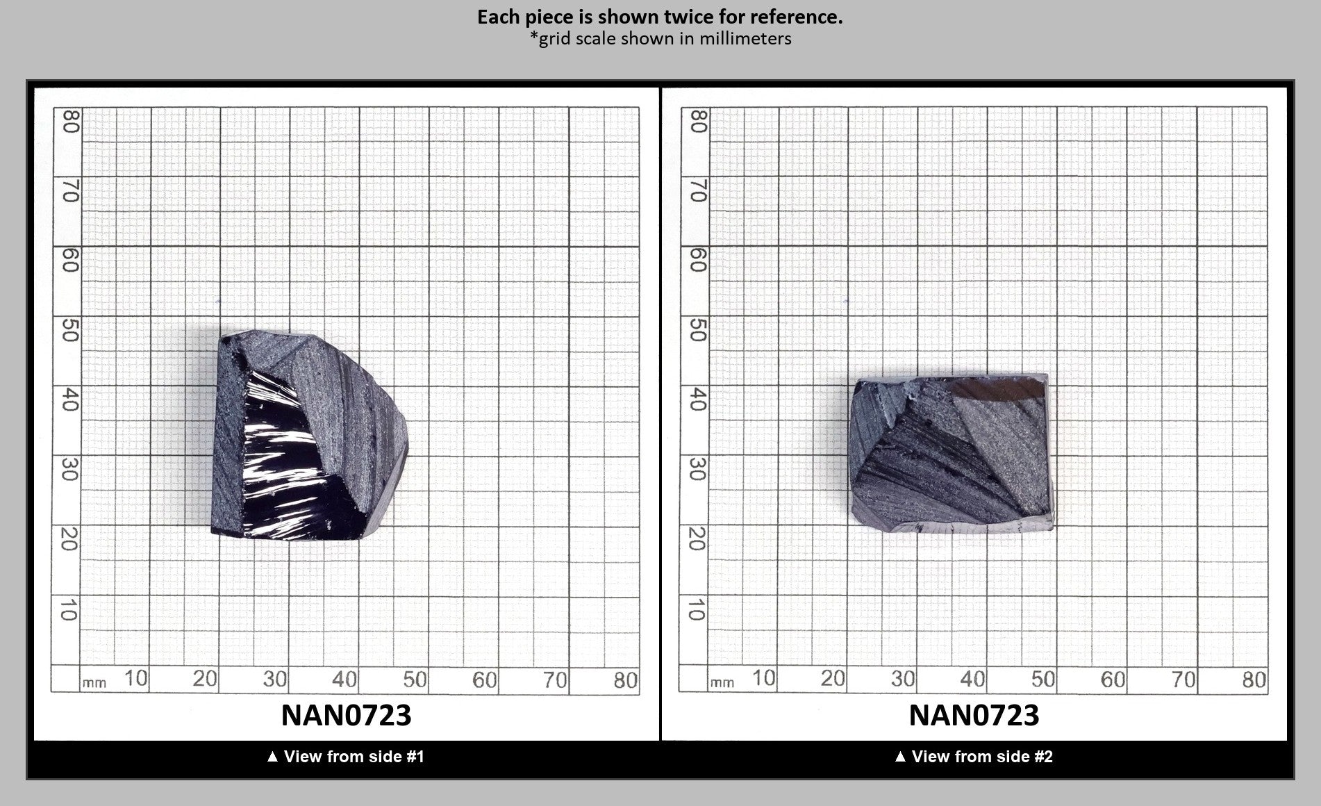 Nanosital Simulated Tanzanite Lab Created Faceting Rough for Gem Cutting - #124 - Various Sizes : NAN0723