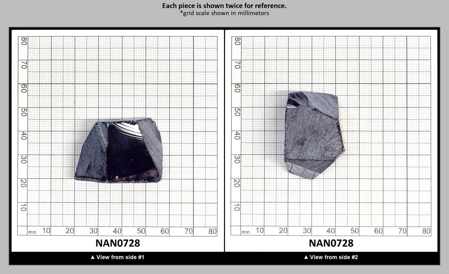 Nanosital Simulated Tanzanite Lab Created Faceting Rough for Gem Cutting - #124 - Various Sizes : NAN0728