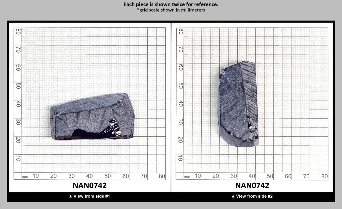 Nanosital Simulated Tanzanite Lab Created Faceting Rough for Gem Cutting - #124 - Various Sizes : NAN0742
