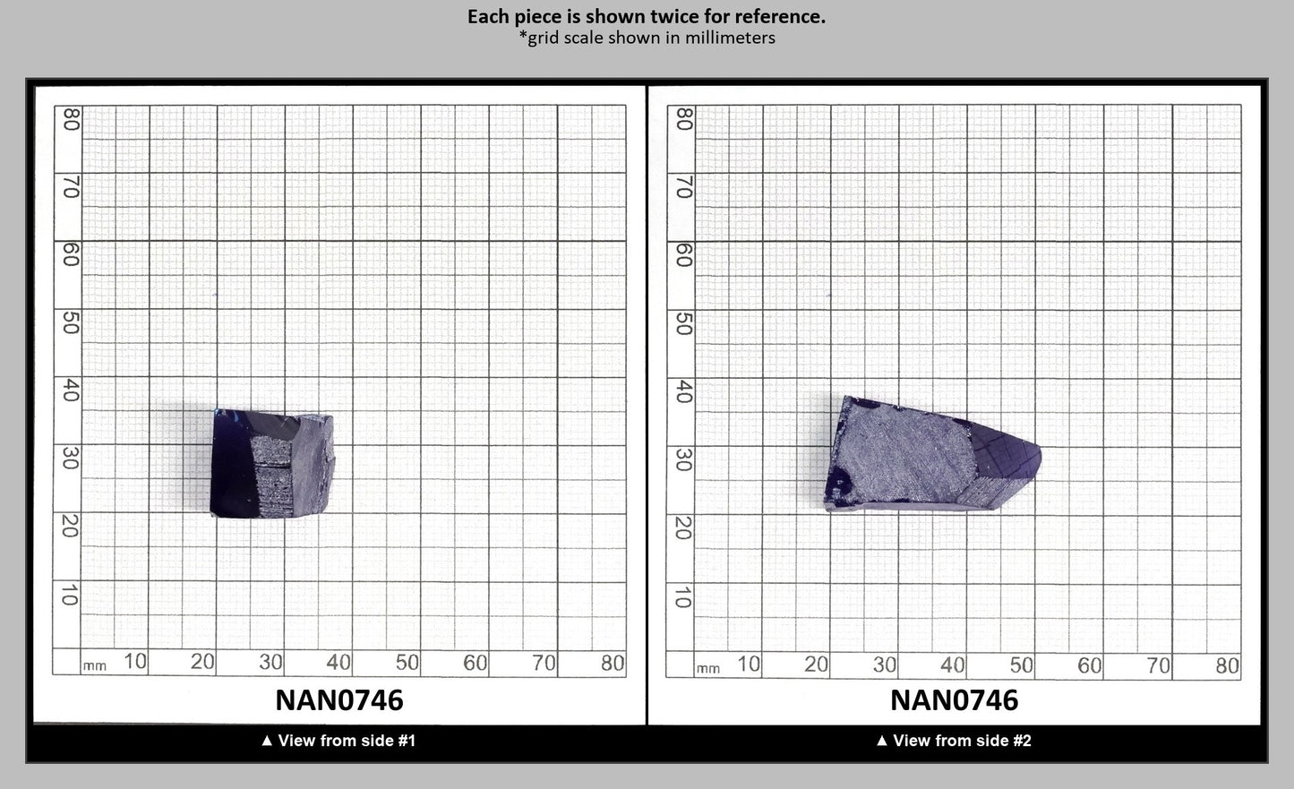Nanosital Simulated Tanzanite Lab Created Faceting Rough for Gem Cutting - #124 - Various Sizes : NAN0746