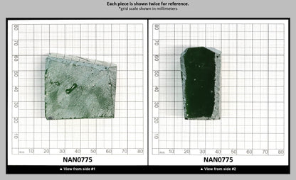 Nanosital Simulated Peridot Lab Created Faceting Rough for Gem Cutting - #172 - Various Sizes : NAN0775