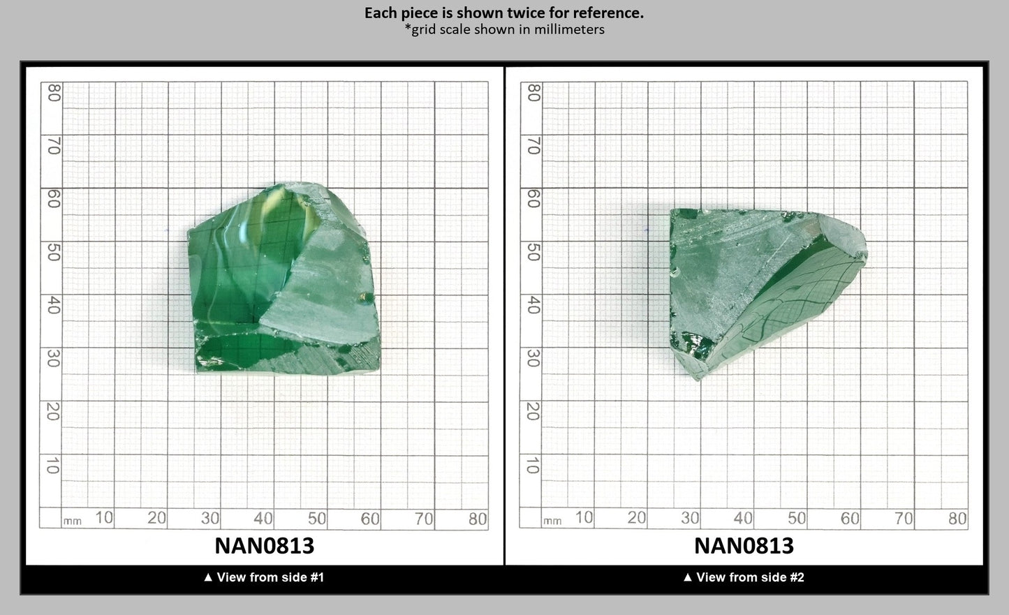 Nanosital Simulated Color Changing Lab Created Faceting Rough for Gem Cutting - #205 - Various Sizes : NAN0813