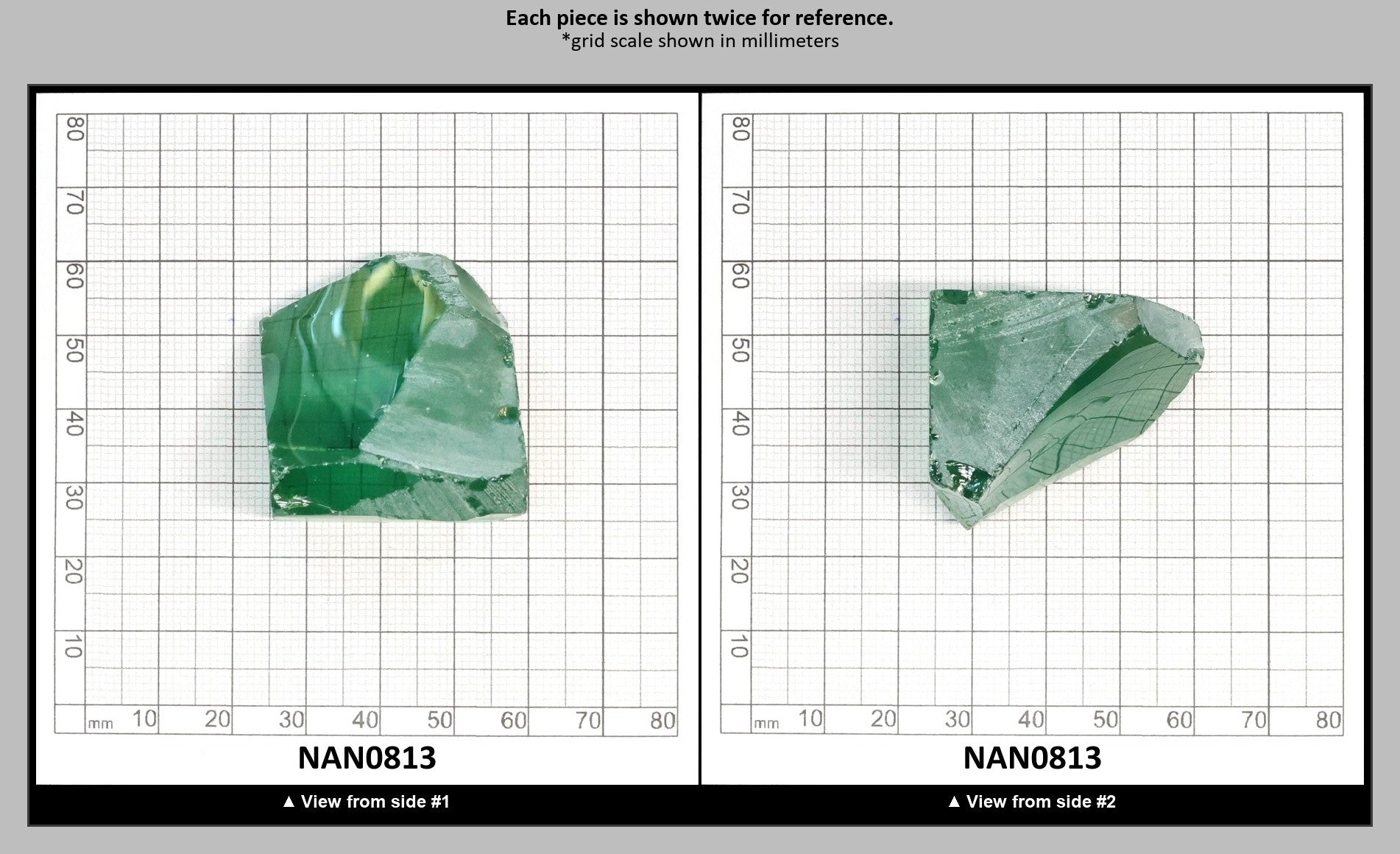 Nanosital Simulated Color Changing Lab Created Faceting Rough for Gem Cutting - #205 - Various Sizes : NAN0813