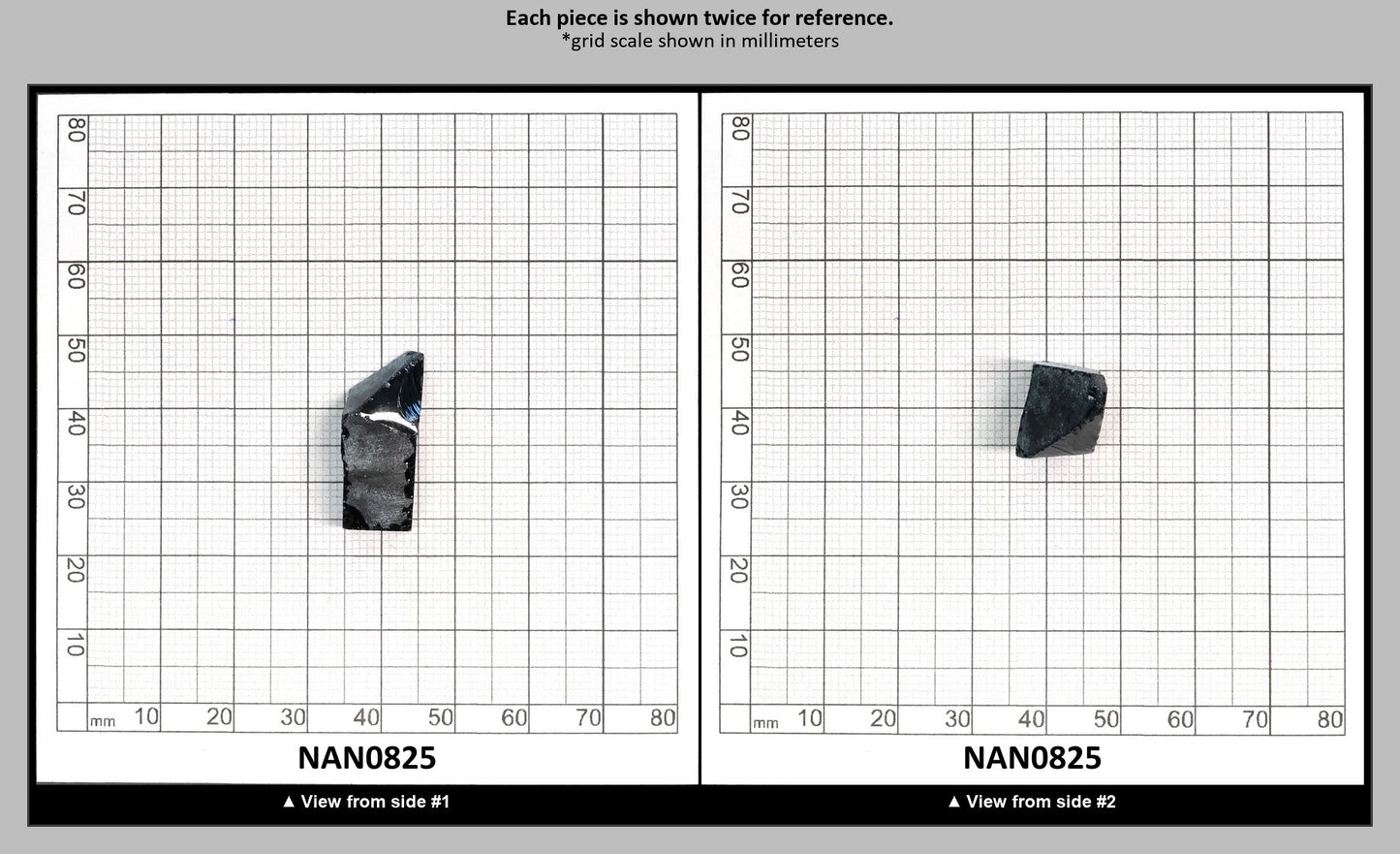 Nanosital Simulated Dark London Blue Topaz Lab Created Faceting Rough for Gem Cutting - #48 - Various Sizes : NAN0825
