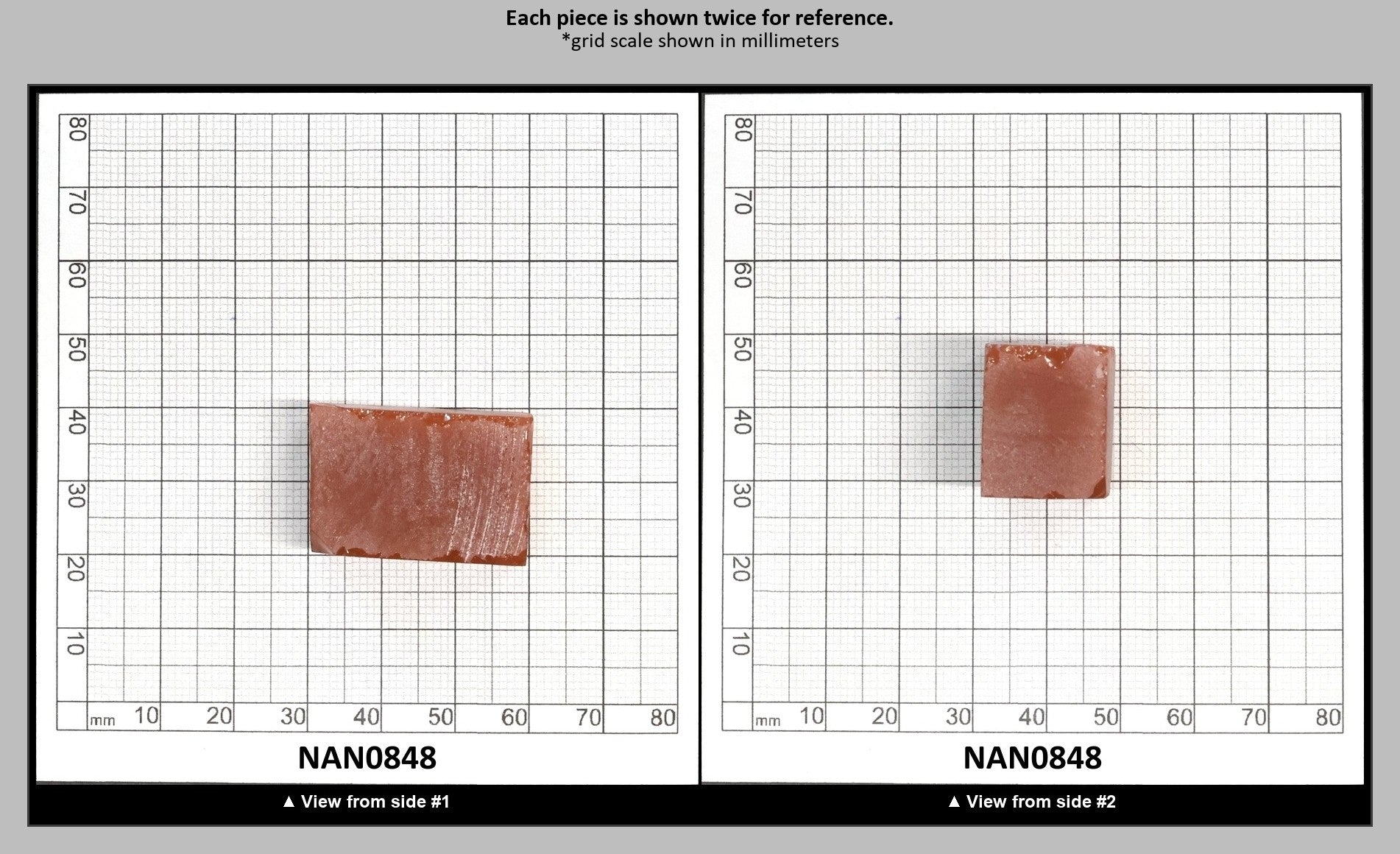 Nanosital Simulated Sweet Dreams Chocolate Opal Lab Created Faceting Rough for Gem Cutting - #700 - Various Sizes : NAN0848