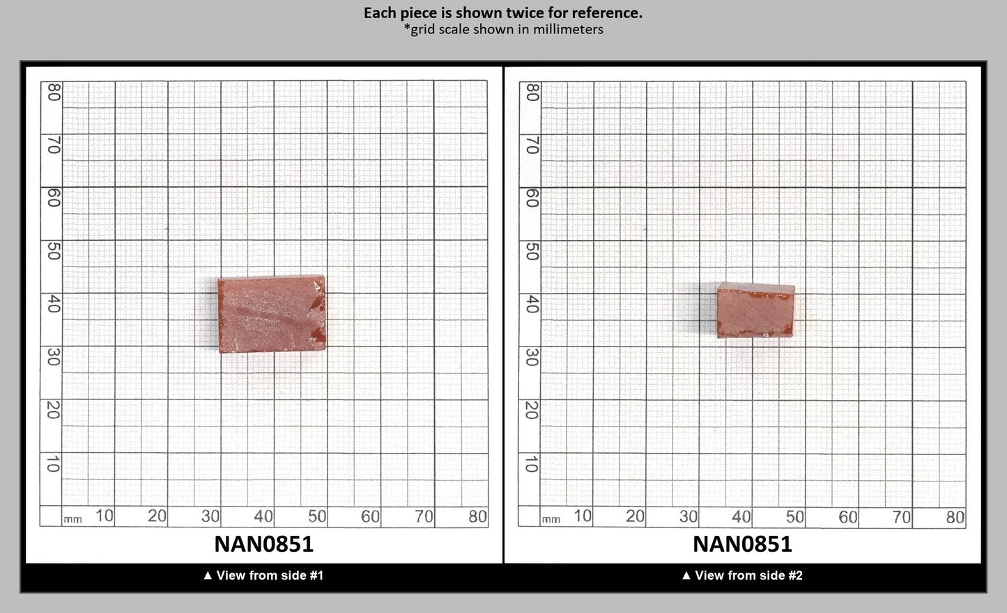 Nanosital Simulated Sweet Dreams Chocolate Opal Lab Created Faceting Rough for Gem Cutting - #700 - Various Sizes : NAN0851