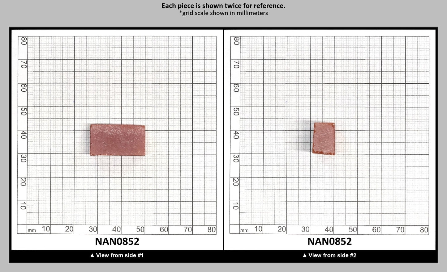 Nanosital Simulated Sweet Dreams Chocolate Opal Lab Created Faceting Rough for Gem Cutting - #700 - Various Sizes : NAN0852