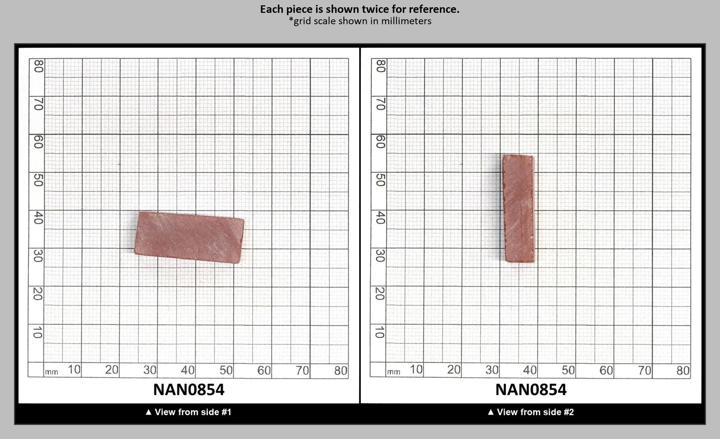 Nanosital Simulated Sweet Dreams Chocolate Opal Lab Created Faceting Rough for Gem Cutting - #700 - Various Sizes : NAN0854
