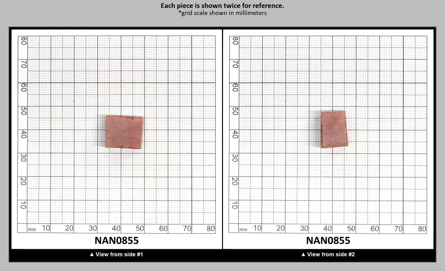 Nanosital Simulated Sweet Dreams Chocolate Opal Lab Created Faceting Rough for Gem Cutting - #700 - Various Sizes : NAN0855
