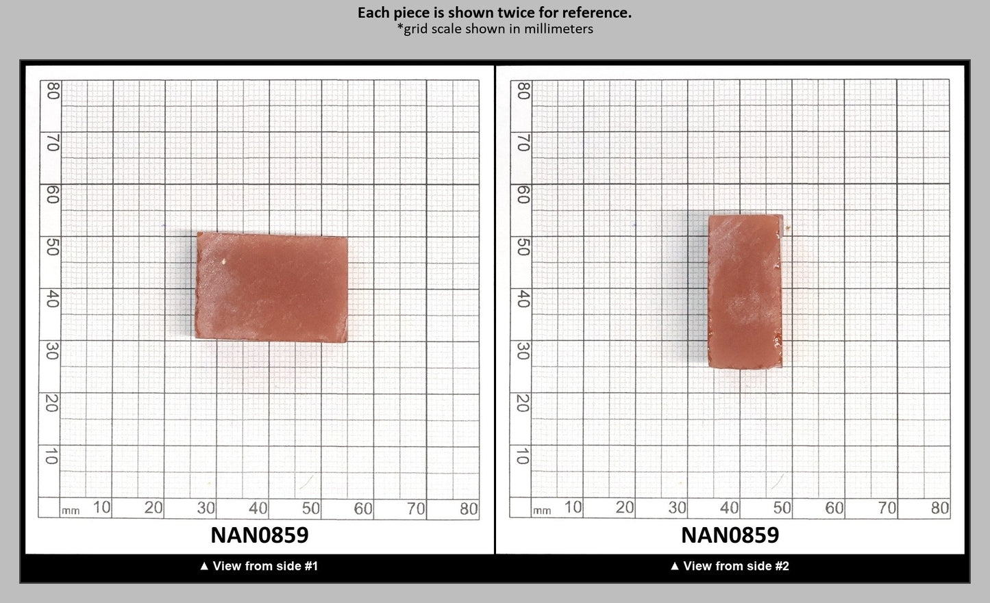 Nanosital Simulated Sweet Dreams Chocolate Opal Lab Created Faceting Rough for Gem Cutting - #700 - Various Sizes : NAN0859