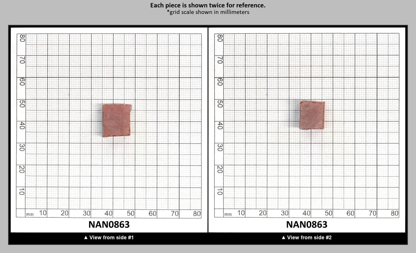 Nanosital Simulated Sweet Dreams Chocolate Opal Lab Created Faceting Rough for Gem Cutting - #700 - Various Sizes : NAN0863