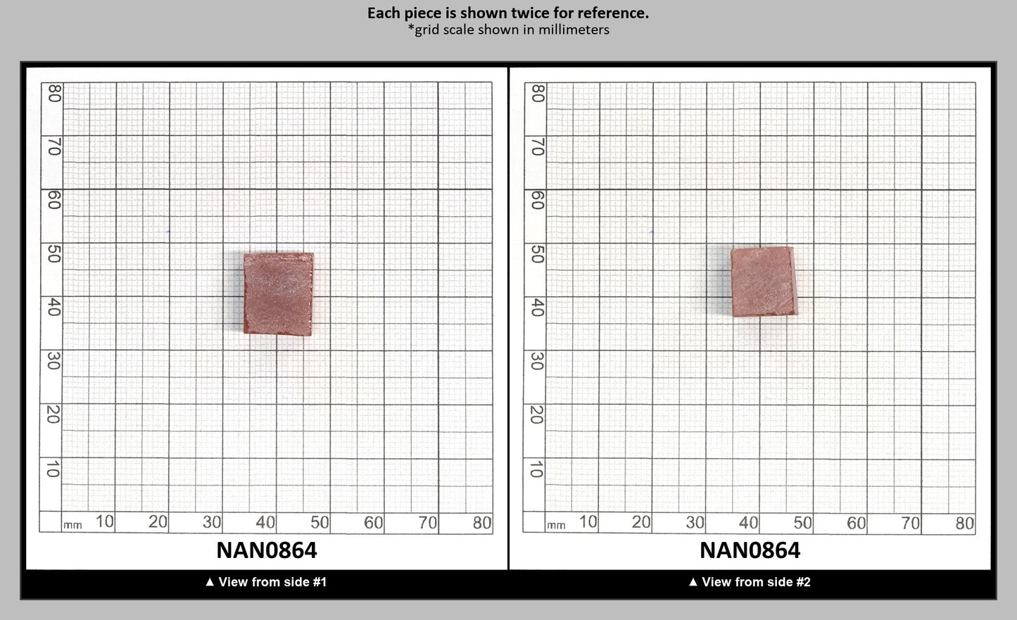Nanosital Simulated Sweet Dreams Chocolate Opal Lab Created Faceting Rough for Gem Cutting - #700 - Various Sizes : NAN0864