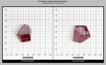 Nanosital Simulated Rhodolite Lab Created Faceting Rough for Gem Cutting - #A-2462 - Various Sizes : NAN0938