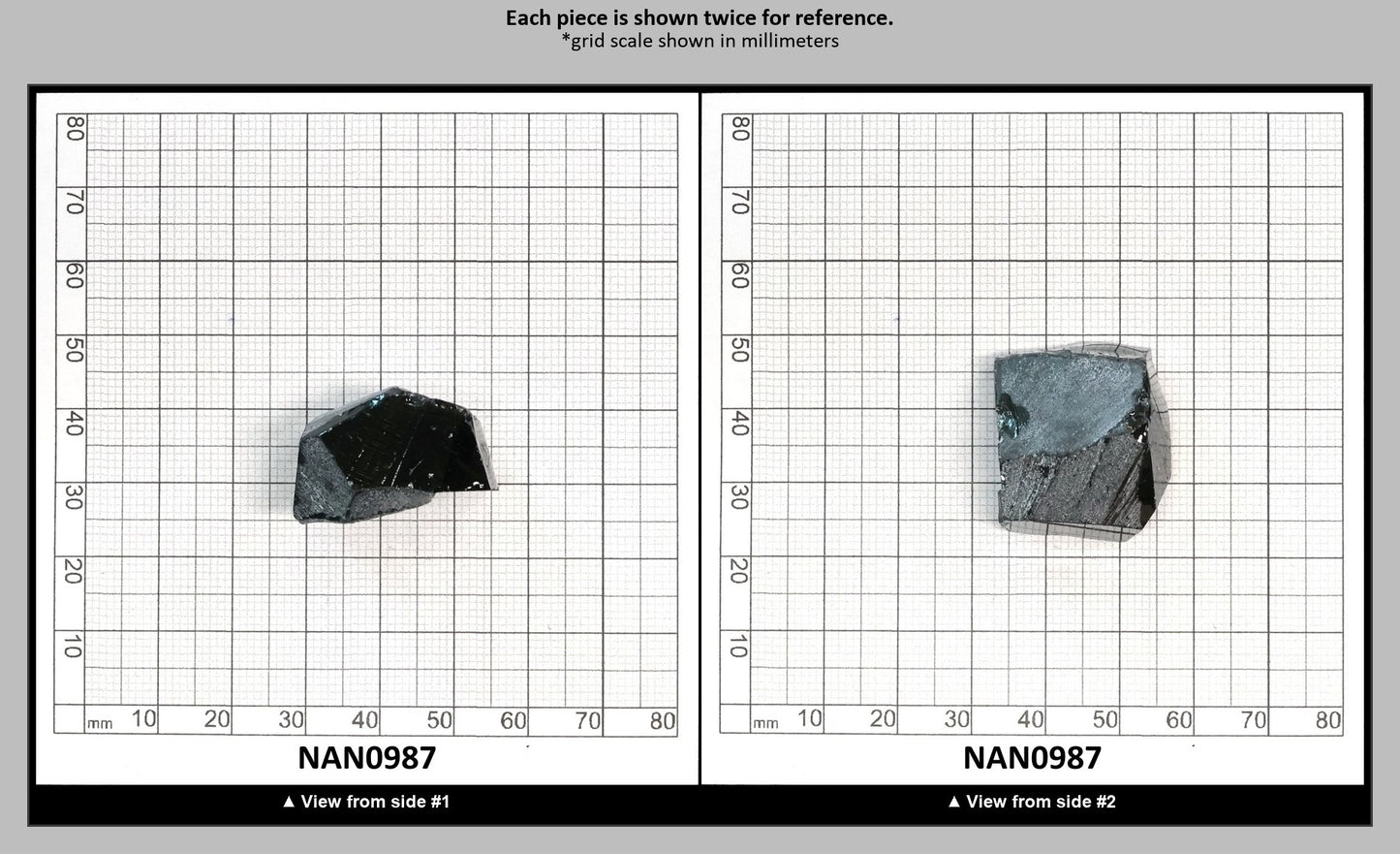 Nanosital Simulated Carbon Lab Created Faceting Rough for Gem Cutting - #A-4078 - Various Sizes : NAN0987