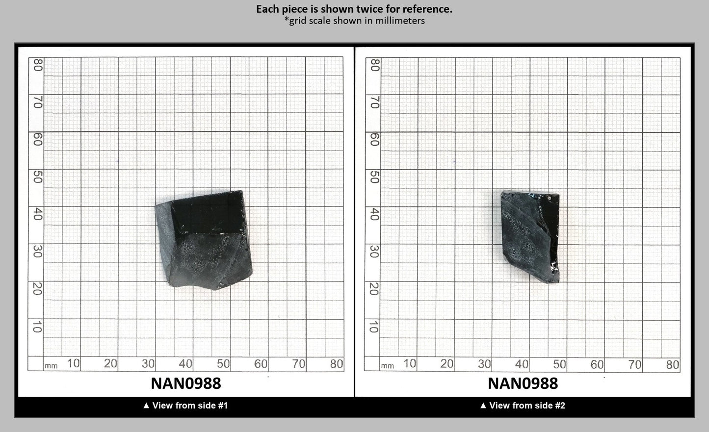 Nanosital Simulated Carbon Lab Created Faceting Rough for Gem Cutting - #A-4078 - Various Sizes : NAN0988