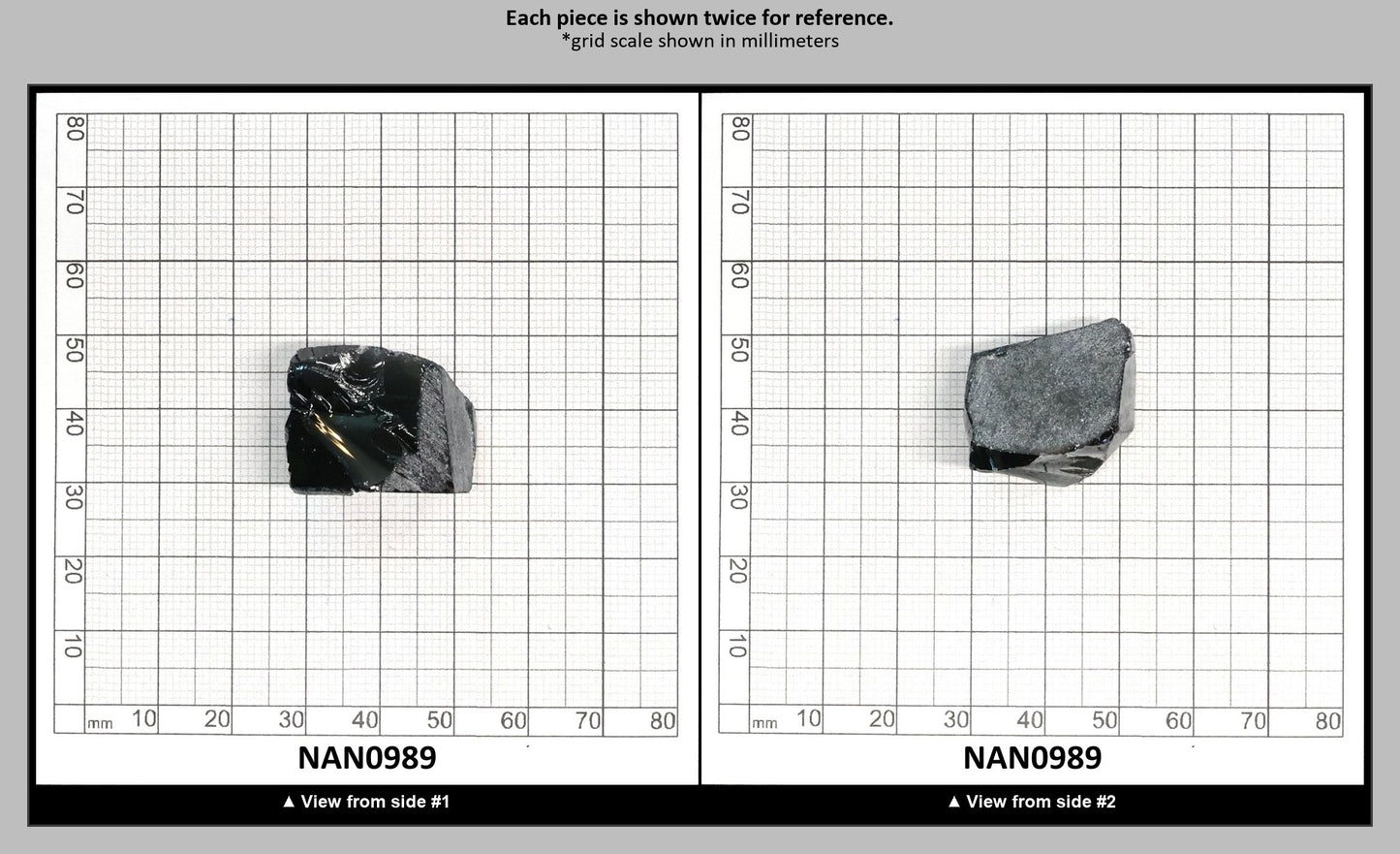 Nanosital Simulated Carbon Lab Created Faceting Rough for Gem Cutting - #A-4078 - Various Sizes : NAN0989