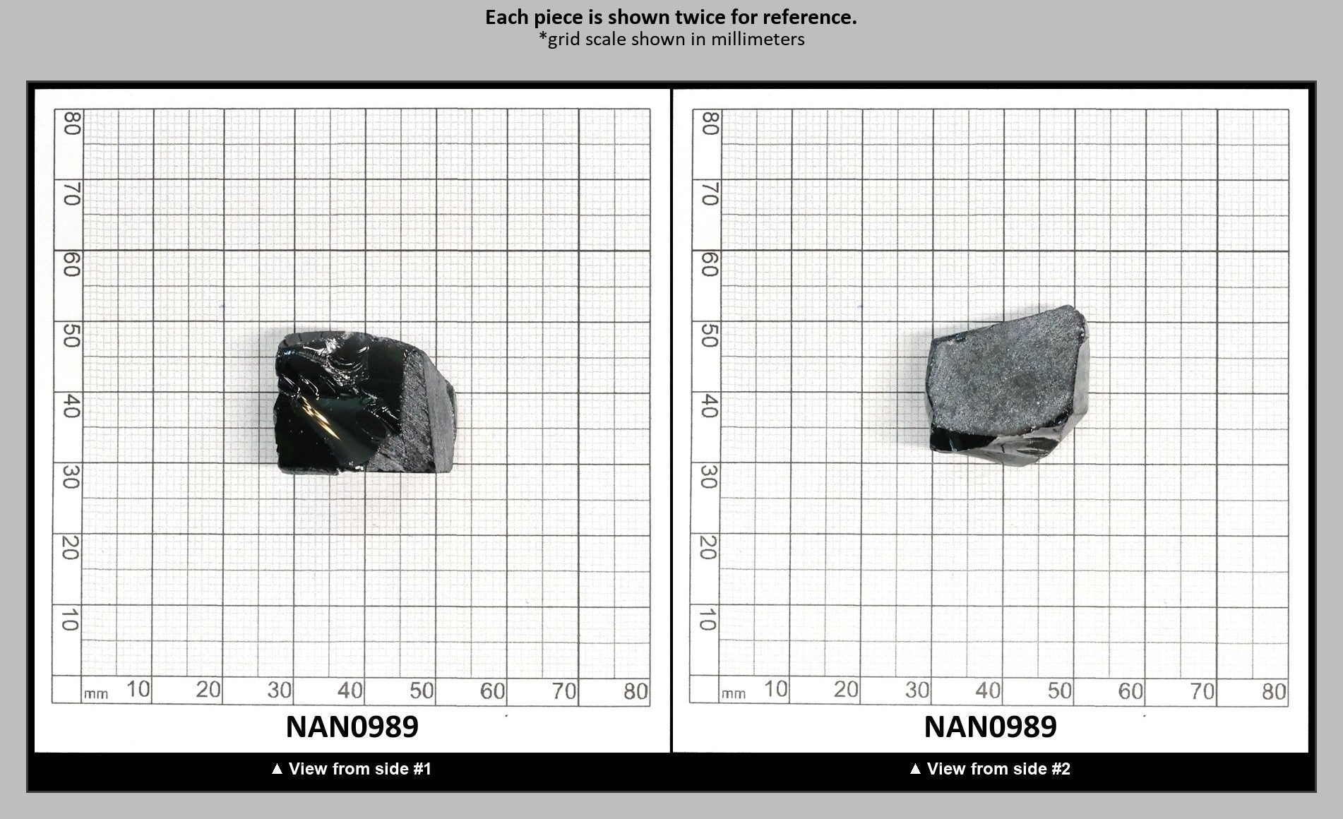 Nanosital Simulated Carbon Lab Created Faceting Rough for Gem Cutting - #A-4078 - Various Sizes : NAN0989