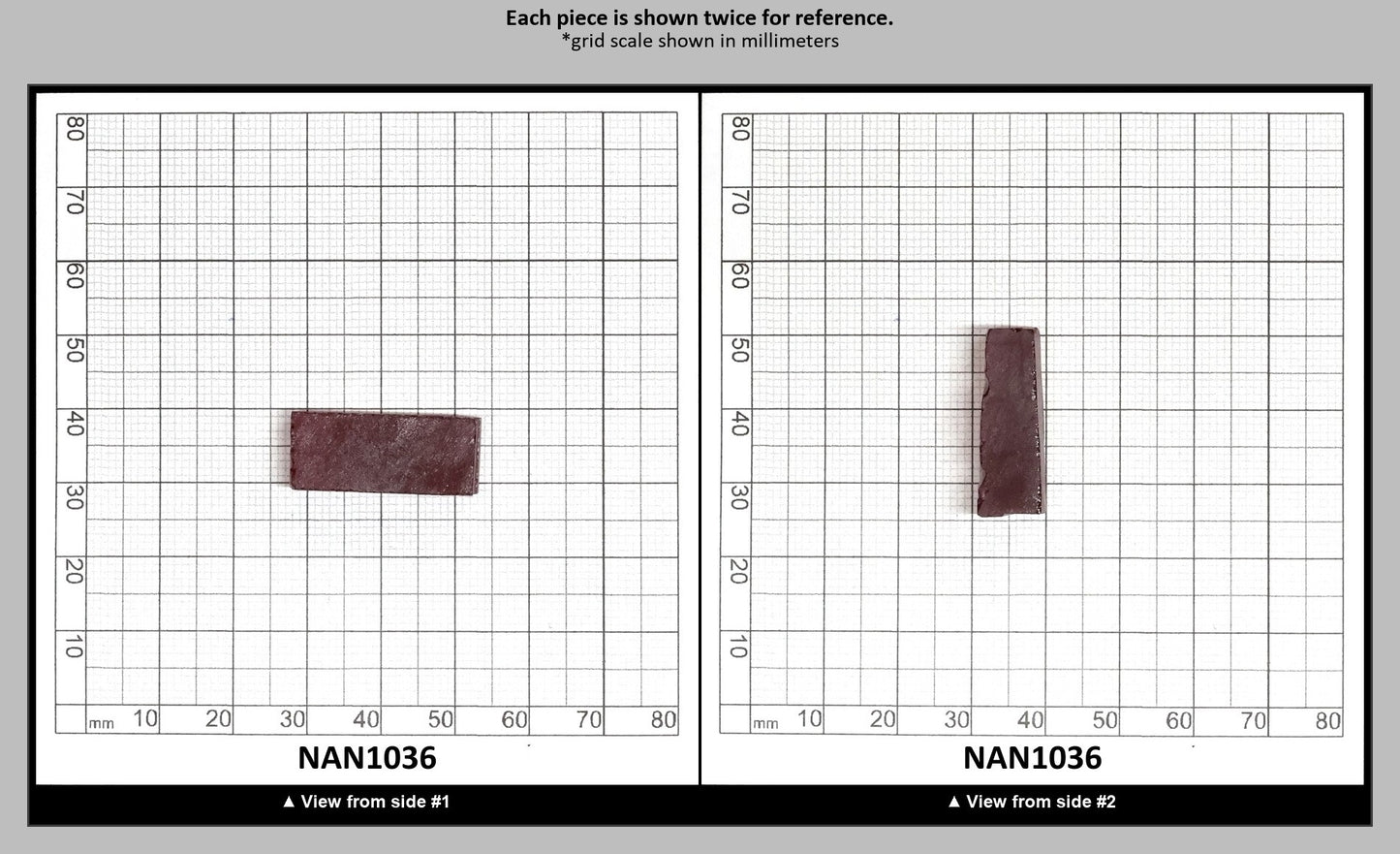 Nanosital Simulated Red Spinel Lab Created Faceting Rough for Gem Cutting - #B-30 - Various Sizes : NAN1036