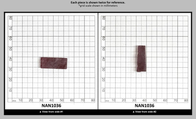 Nanosital Simulated Red Spinel Lab Created Faceting Rough for Gem Cutting - #B-30 - Various Sizes : NAN1036