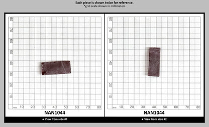 Nanosital Simulated Red Spinel Lab Created Faceting Rough for Gem Cutting - #B-30 - Various Sizes : NAN1044
