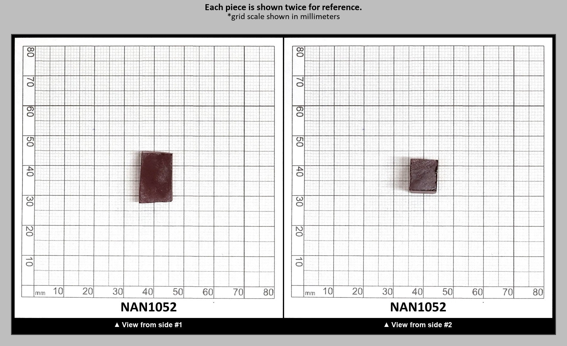 Nanosital Simulated Red Spinel Lab Created Faceting Rough for Gem Cutting - #B-30 - Various Sizes : NAN1052