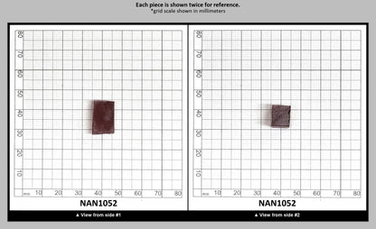 Nanosital Simulated Red Spinel Lab Created Faceting Rough for Gem Cutting - #B-30 - Various Sizes : NAN1052