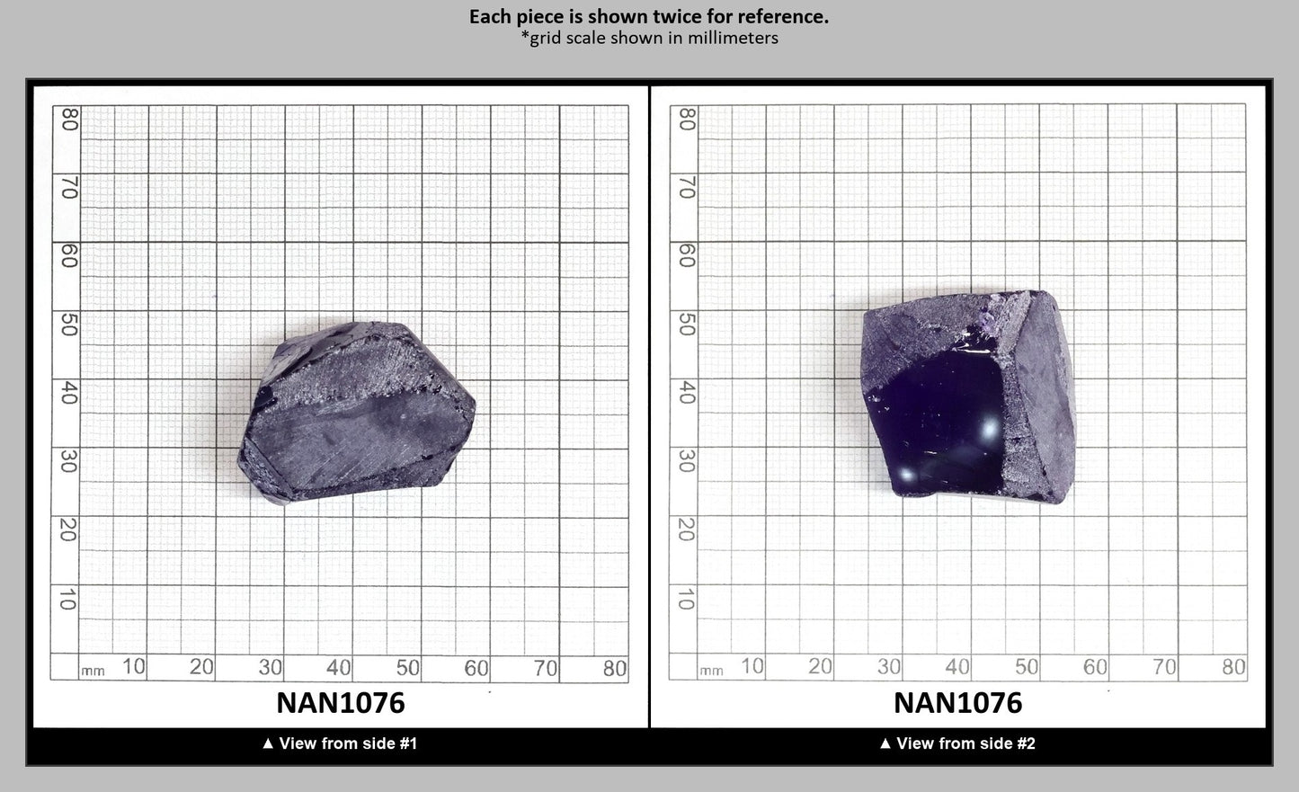 Nanosital Simulated Color Changing Lab Created Faceting Rough for Gem Cutting - #E-114 - Various Sizes : NAN1076