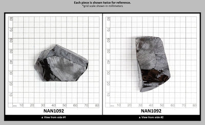 Nanosital Simulated Cognac Garnet Lab Created Faceting Rough for Gem Cutting - #E-120 - Various Sizes : NAN1092