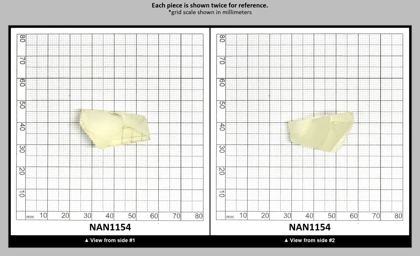 UV Reactive Nanosital #E-377 Lab Created Faceting Rough for Gem Cutting - Various Sizes : NAN1154
