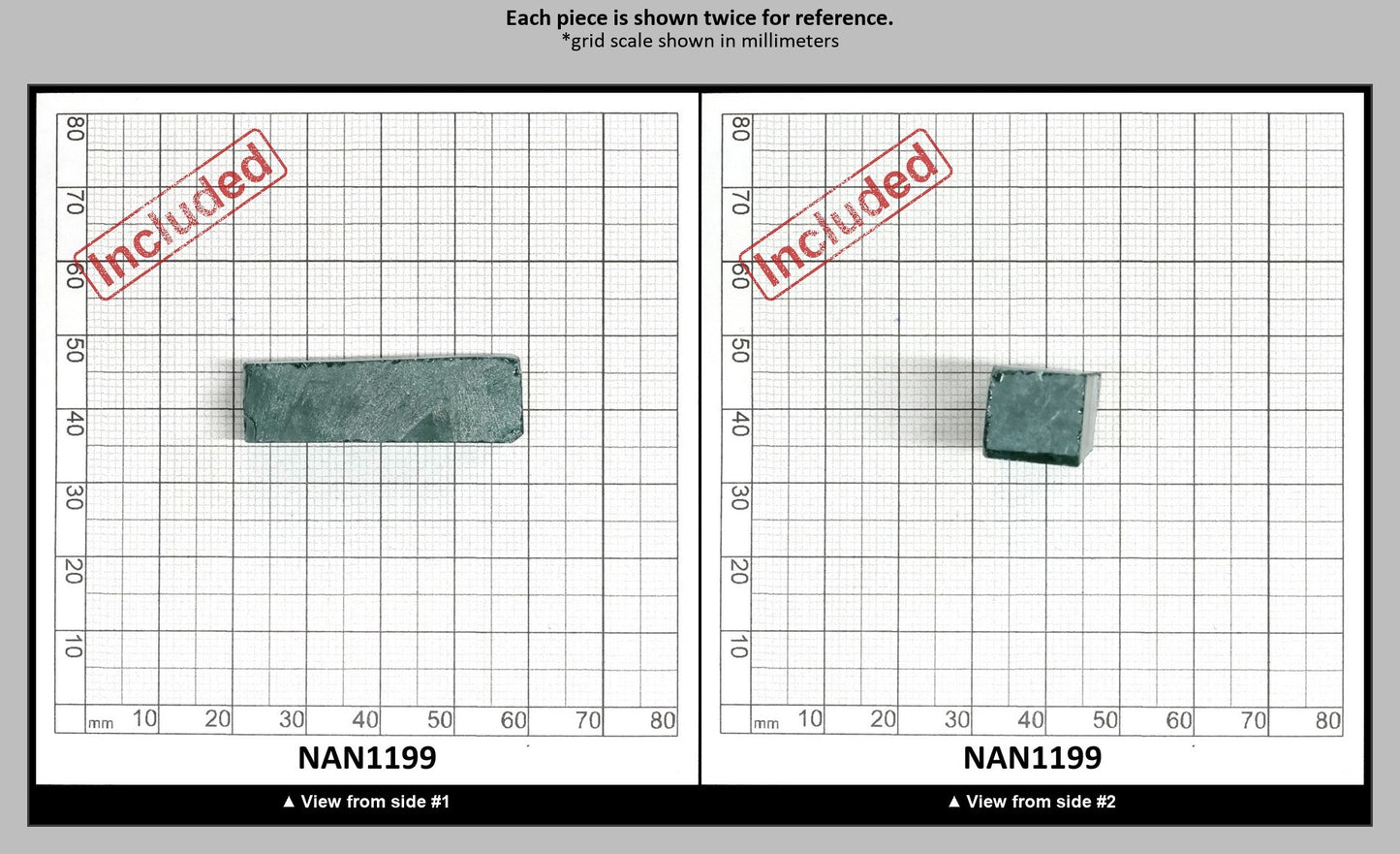 Nanosital Simulated Emerald (Included)  Lab Created Faceting Rough for Gem Cutting - #Z-22- Various Sizes : NAN1199