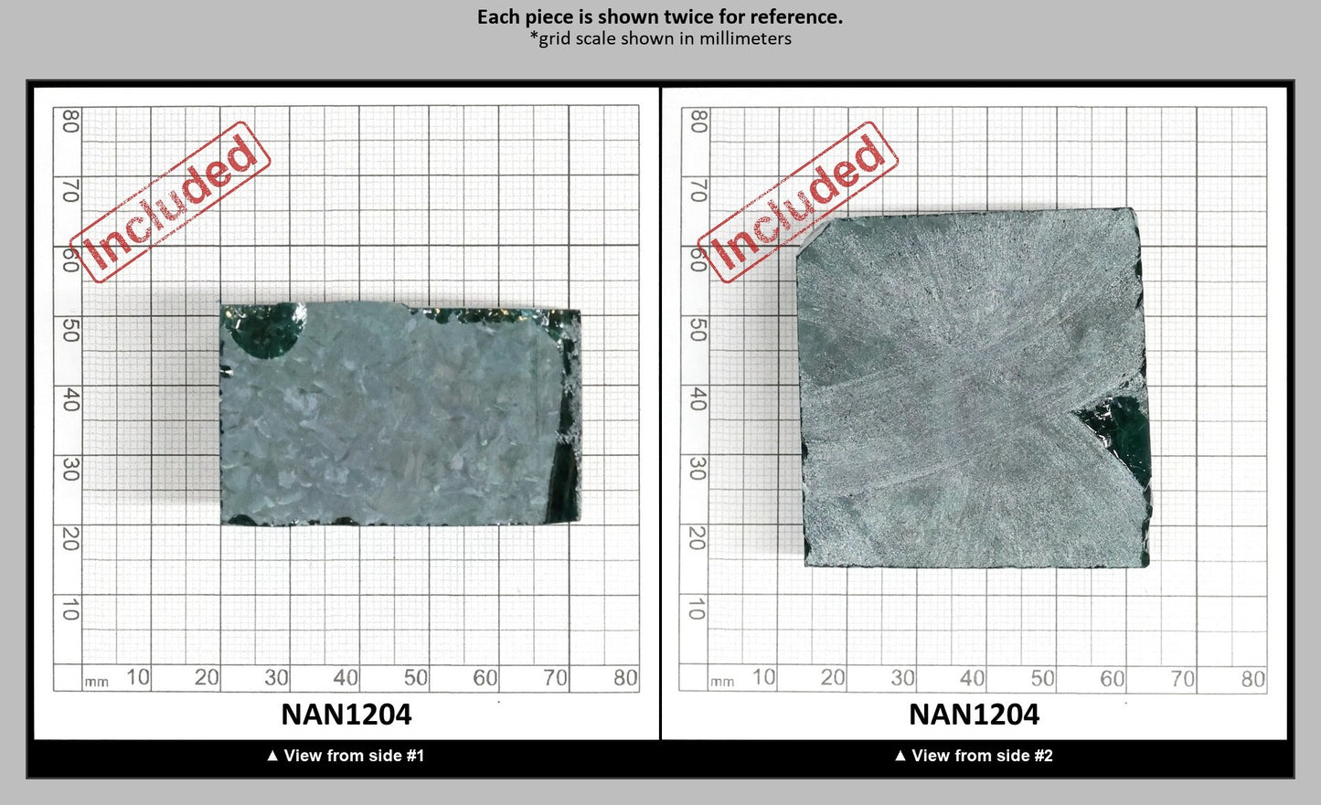 Nanosital Simulated Emerald (Included)  Lab Created Faceting Rough for Gem Cutting - #Z-22- Various Sizes : NAN1204