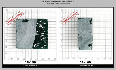 Nanosital Simulated Emerald (Included)  Lab Created Faceting Rough for Gem Cutting - #Z-22- Various Sizes : NAN1207