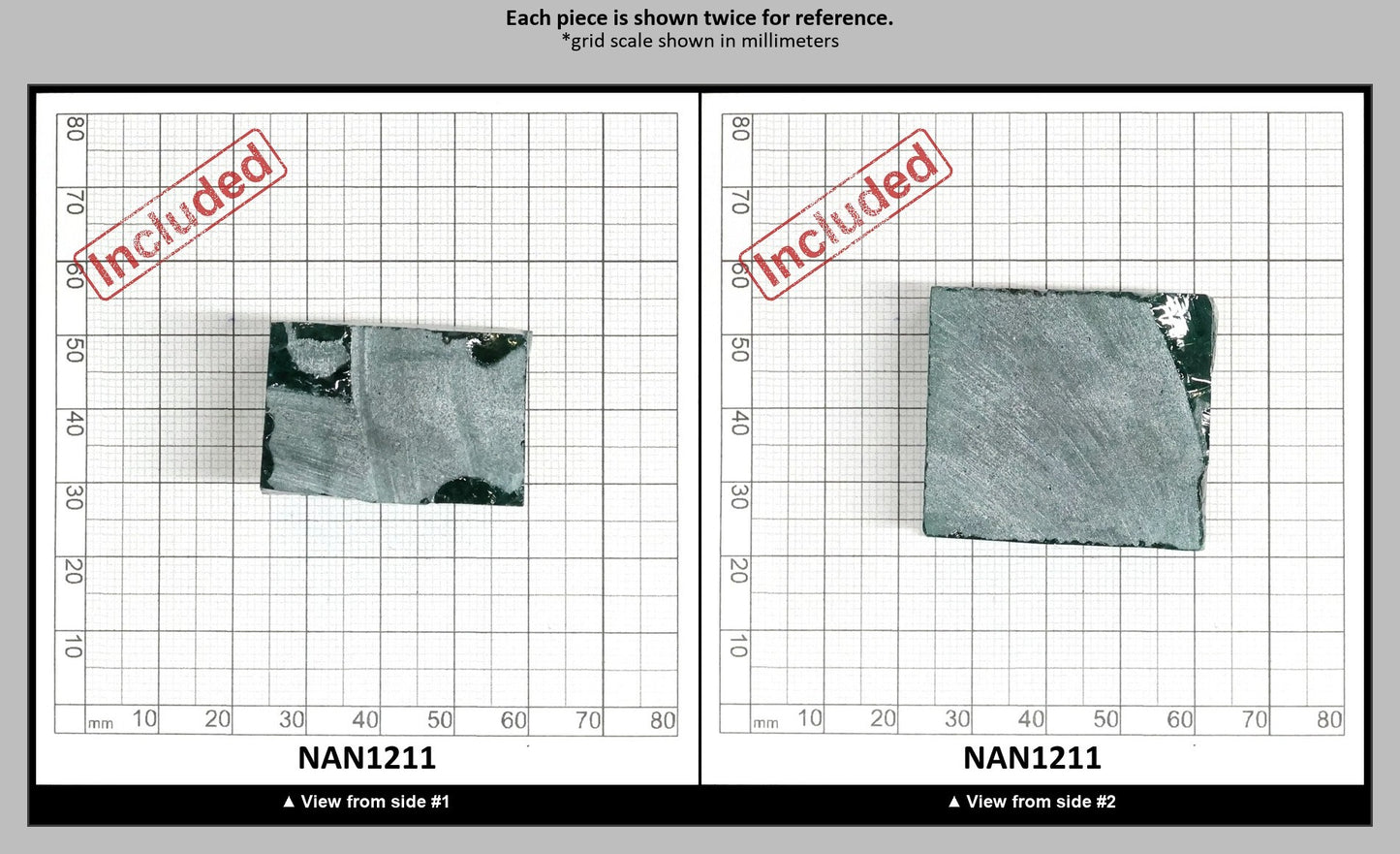 Nanosital Simulated Emerald (Included)  Lab Created Faceting Rough for Gem Cutting - #Z-22- Various Sizes : NAN1211