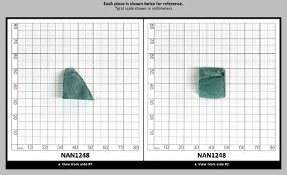 Nanosital Simulated Light Emerald Lab Created Faceting Rough for Gem Cutting - #0/3 - Various Sizes : NAN1248