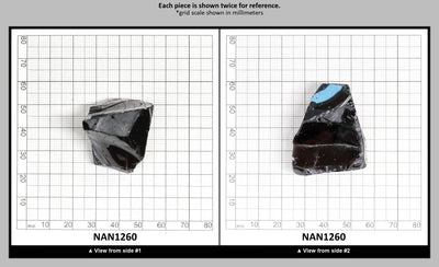 Nanosital Simulated Smoky Brown Lab Created Faceting Rough for Gem Cutting - #151 - Various Sizes : NAN1260