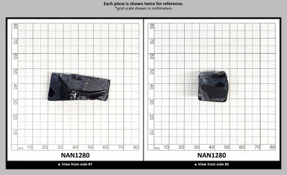 Nanosital Simulated Dark Blue Sapphire Lab Created Faceting Rough for Gem Cutting - #30 - Various Sizes : NAN1280