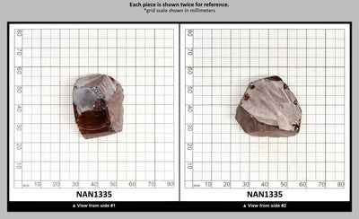 Nanosital Simulated Dark Spessartite Garnet Lab Created Faceting Rough for Gem Cutting - #A-2389 - Various Sizes : NAN1335