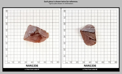 Nanosital Simulated Dark Spessartite Garnet Lab Created Faceting Rough for Gem Cutting - #A-2389 - Various Sizes : NAN1336