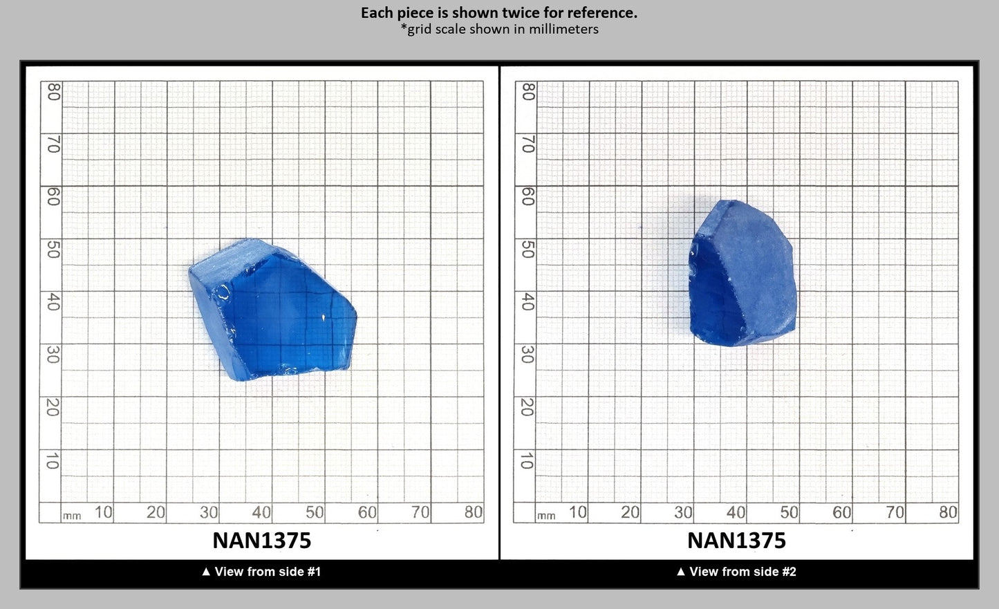 Nanosital Simulated Extra Swiss Topaz Lab Created Faceting Rough for Gem Cutting - #E-257 - Various Sizes : NAN1375