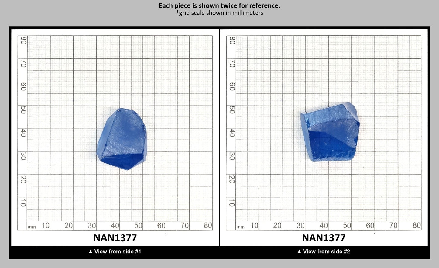 Nanosital Simulated Extra Swiss Topaz Lab Created Faceting Rough for Gem Cutting - #E-257 - Various Sizes : NAN1377